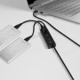 I/O HUB USB3.0 4PORT CHARGING/W/AC 1.2M HUE-S2BP AXAGON
