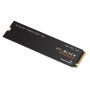 SSD, WESTERN DIGITAL, Black SN850X, 1TB, M.2, PCIE, NVMe, Write speed 6300 MBytes/sec, Read speed 7300 MBytes/sec, 2.38mm, TBW 600 TB, WDS100T2X0E