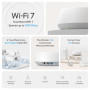 Wireless Router, TP-LINK, Wireless Router, 3-pack, 5000 Mbps, Mesh, Wi-Fi 7, 2x2.5GbE, LAN \ WAN ports 2, Number of antennas 4, DECOBE25(3-PACK)