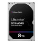 HDD, WESTERN DIGITAL, Serial ATA, 3.5 , Buffer 256 MB, 7200 RPM, 8 TB, HDD-??????????? Western Digital Ultrastar 0B47078 8TB, Ultrastar DC HA340, 0B47078