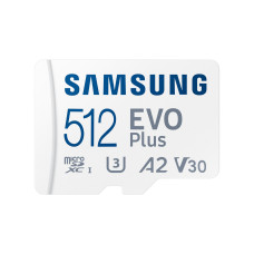 MEMORY MICRO SDXC EVO+ 512GB/V30 W/A MB-MC512SA/EU SAMSUNG MEMORY MICRO SDXC EVO+ 512GB/V30 W/A MB-MC512SA/EU SAMSUNG