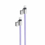CABLE USB-C TO USB-C 1.65M/LANYARD PURPLE 7991003 INTENSO