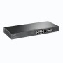 Switch, TP-LINK, TL-SG1218MP, Desktop/pedestal, Rack, 16x10Base-T / 100Base-TX / 1000Base-T, PoE+ ports 16, 250 Watts, TL-SG1218MP