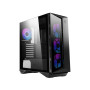 Case, MSI, MPG GUNGNIR 110R, MidiTower, Case product features Transparent panel, Not included, ATX, MicroATX, MiniITX, Colour Black, MPGGUNGNIR110R