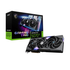 Graphics Card, MSI, NVIDIA GeForce RTX 5070 Ti, 16 GB, GDDR7, 256 bit, PCIE 5.0 16x, Dual Slot Fansink, 1xHDMI, 3xDisplayPort, RTX5070TI16GGAMTRIOOC