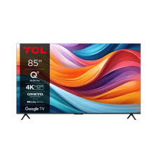 TV Set, TCL, 85, 4K/Smart, QLED, 3840x2160, Wireless LAN, Bluetooth, Google TV, Grey, 85T7B