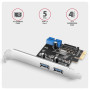I/O CARD PCIE USB 5GBPS 4PORT/SP&LP PCEU-232RS AXAGON