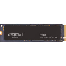 SSD, CRUCIAL, T500, 2TB, M.2, PCIe Gen4, NVMe, 3D NAND, Write speed 7000 MBytes/sec, Read speed 7400 MBytes/sec, TBW 1200 TB, CT2000T500SSD8