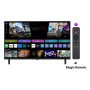 TV Set, LG, 75, 4K/Smart, 3840x2160, Wireless LAN, Bluetooth, webOS, Black, 75QNED80A3A