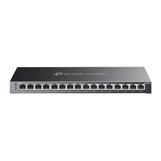 Switch, TP-LINK, Omada, TL-SG2016P, 16x10Base-T / 100Base-TX / 1000Base-T, PoE+ ports 8, 120 Watts, TL-SG2016P