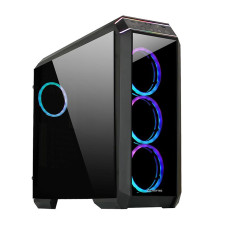 Case, CHIEFTEC, ATX/micro ATX/Mini-ITX, Black, Midi Tower, PC, GP-02B-UC-OP