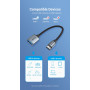 CABLE USB3.0C MALE TO A FEMALE/0.15M GRAY CCXHB VENTION