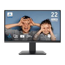 Monitor, MSI, PRO MP223 E2, 21.45, Business, Matte, Panel VA, 1920x1080, 16:9, 100 Hz, 1 ms, Colour Black, PROMP223E2