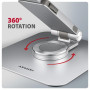 NB ACC STAND 10-17 ROTATING/ALUMINUM STND-LR AXAGON