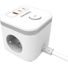 POWER CUBE TYPE F/WHITE 100137168 FELLOWES