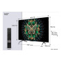 TV Set, TCL, 50 , 4K Ultra HD, 3840 x 2160 pixels, Flat, 16:9, QD-Mini LED, 50C69K