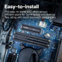 SSD, CRUCIAL, P310, 1TB, M.2, PCIe Gen4, NVMe, 3D NAND, Write speed 6000 MBytes/sec, Read speed 7100 MBytes/sec, TBW 220 TB, CT1000P310SSD5