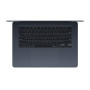 Notebook, APPLE, MacBook Air, CPU Apple M3, 15.3, 2880x1864, RAM 8GB, DDR4, SSD 256GB, 10core GPU, Integrated, ENG, macOS Sonoma, Midnight, 1.51 kg, MRYU3ZE/A