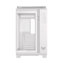 Case, ASUS, TUF Gaming GT502 Horizon, MidiTower, Case product features Transparent panel, Not included, ATX, MicroATX, MiniITX, Colour White, TUFGAMGT502HORIZONWHT