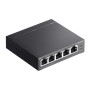 Switch, TP-LINK, Desktop/pedestal, 5x10Base-T / 100Base-TX / 1000Base-T, PoE ports 1, TL-SG1005LP