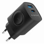 CHARGER USB 2IN1 20W 2PORT/TA-UC-PDQCW20-01-BK GEMBIRD
