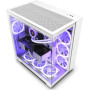 Case, NZXT, H9 FLOW, MidiTower, Case product features Transparent panel, Not included, ATX, MicroATX, MiniITX, Colour White, CM-H91FW-01