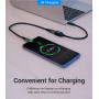 CABLE USB2.0C MALE TO A FEMALE/0.15M BLACK CCSBB VENTION