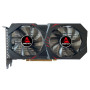 Graphics Card, BIOSTAR, NVIDIA GeForce GTX 1660 TI, 6 GB, GDDR6, 192 bit, PCIE 3.0 16x, GPU 1500 MHz, Dual Slot Fansink, 1xDVI-D, 1xHDMI, 1xDisplayPort, VN1666TF69