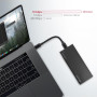 SSD ACC ENCLOSURE M.2 NVME/USB-C EEM2-GTR AXAGON