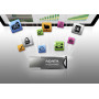 MEMORY DRIVE FLASH USB2 16GB/AUV250-16G-RBK ADATA