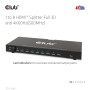 VIDEO SPLITTER HDMI 8PORT/3D 4K 60HZ CSV-1383 CLUB3D