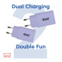 MOBILE CHARGER WALL USB-C/2PK 30W PURPLE CAC-3025 CLUB3D
