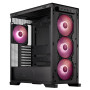 Case, ASUS, TUF Gaming GT302 ARGB, MidiTower, Case product features Transparent panel, Not included, ATX, EATX, MicroATX, MiniITX, Colour Black, TUFGAMINGGT302ARGBBK