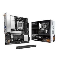 Mainboard, ASROCK, AMD B850, Socket AM5, micro ATX, RAM DDR5-SDRAM, 2xSlots, Wi-Fi Yes, Bluetooth Yes, 1xNumber of M.2 (M) slots, B850MROCKWIFI