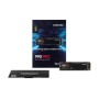 SSD, SAMSUNG, 990 PRO, 4TB, M.2, PCIe Gen4, NVMe, TLC, Write speed 6900 MBytes/sec, Read speed 7450 MBytes/sec, 2.3mm, TBW 2400 TB, MTBF 1500000 hours, MZ-V9P4T0BW