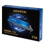 SSD, ADATA, LEGEND 710, 1TB, M.2, PCIE, NVMe, 3D NAND, Write speed 1800 MBytes/sec, Read speed 2400 MBytes/sec, TBW 260 TB, MTBF 1500000 hours, ALEG-710-1TCS