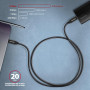 CABLE USB-C TO USB-C 2M 100W/BLACK BUCM32-CM20AB AXAGON