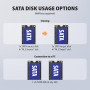 SSD ACC DOCK STATION USB-C/2XM.2 NVME ADSA-M2C22 AXAGON