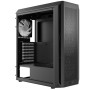 Case, ADATA, VALOR AIR PLUS MID, MidiTower, Case product features Transparent panel, ATX, MicroATX, MiniITX, Colour Black, VALORAIRPLUSMTA-BKCWW