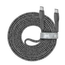 CABLE USB-C TO USB-C 2.1M/GREY PS6105 GR21 RIVACASE