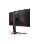 LCD Monitor, AOC, C27G2Z3/BK, 27, Gaming/Curved, Panel VA, 1920x1080, 16:9, 240Hz, Matte, 1 ms, Tilt, C27G2Z3/BK