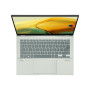 Notebook, ASUS, ZenBook Series, UX3402ZA-KM453W, CPU i5-1240P, 1700 MHz, 14, 2880x1800, RAM 16GB, DDR5, SSD 512GB, Intel Iris Xe Graphics, Integrated, ENG, NumberPad, Windows 11 Home, Aqua, 1.39 kg, 90NB0WC2-M01A90