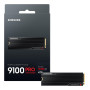 SSD, SAMSUNG, 9100 PRO, 4TB, M.2, PCIe Gen5, NVMe, TLC, Write speed 13400 MBytes/sec, Read speed 14800 MBytes/sec, 2.38mm, TBW 2400 TB, MZ-VAP4T0CW