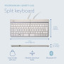 KEYBOARD WRL SPLIT BREAK/WHITE RGOSBUKWLWH R-GO TOOLS
