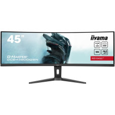 LCD Monitor, IIYAMA, GCB4580DQSN-B1, 45, Curved, Panel VA, 5120x1440, 32:9, 165Hz, Matte, 0.8 ms, Speakers, Height adjustable, Tilt, Colour Black, GCB4580DQSN-B1