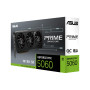 Graphics Card, ASUS, NVIDIA, GeForce RTX 5060, 8 GB, GDDR7, 128 bit, PCI Express 5.0, Active, PRIME-RTX5060-O8G