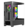 Case, XILENCE, XG172, MidiTower, Case product features Fan control panel/Transparent panel, Not included, Colour Black, XG172