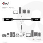 CABLE USB-C TO USB-C 2M/M/F CAC-1529 CLUB3D