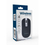 MOUSE USB OPTICAL WRL BLACK/SILVER MUSW-4B-06-BS GEMBIRD