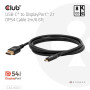 CABLE USB-C TO DP 2M/M/M CAC-1563 CLUB3D CABLE USB-C TO DP 2M/M/M CAC-1563 CLUB3D